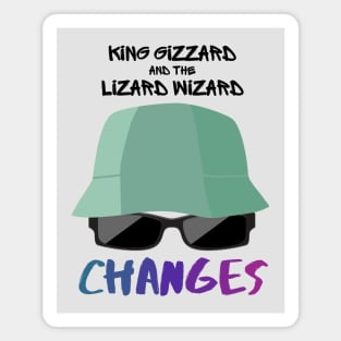 King Gizzard and the Lizard Wizard Changes Magnet